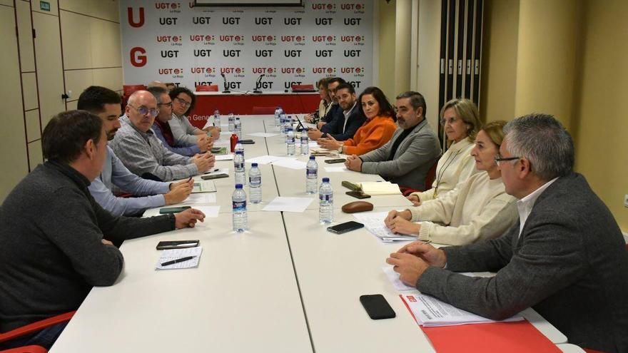 Reunión de PSOE y UGT