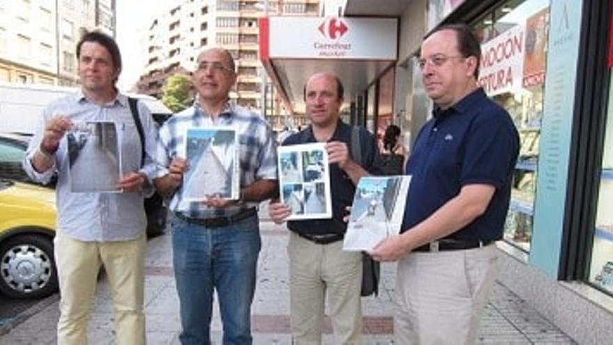 Miembros del PSOE en Avenida de La Rioja