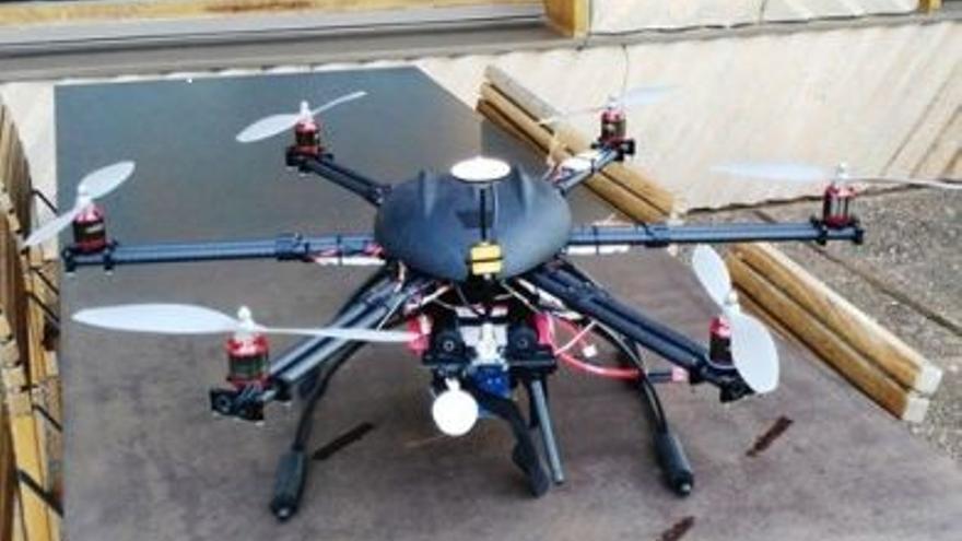 drones viñedo