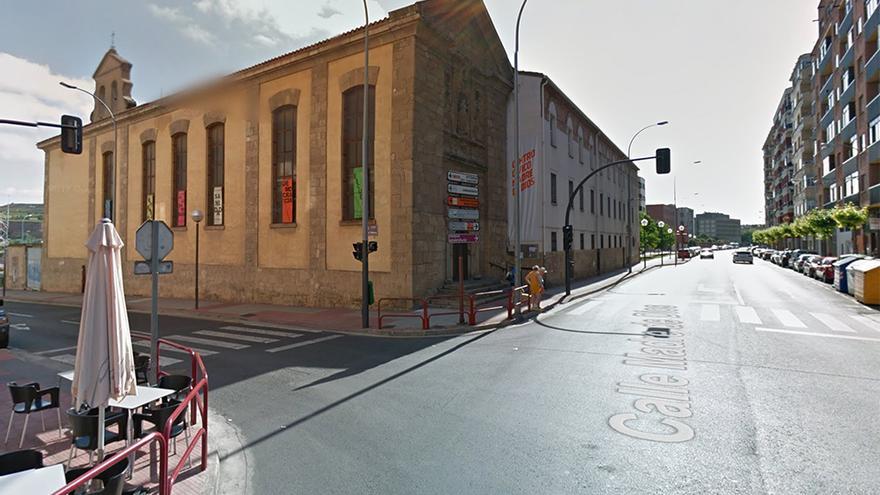 Cruce calles Madre de Dios y La Ribera en Logroño