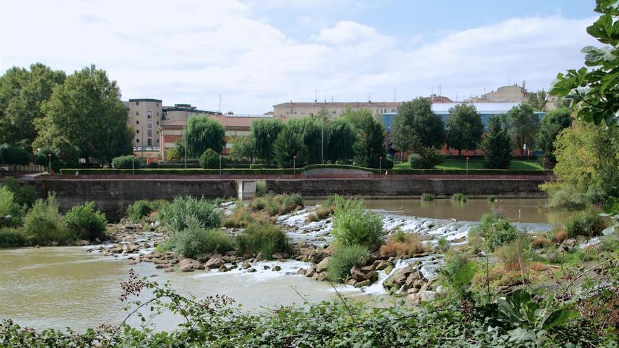 Ebro salto de agua presa Guillerma