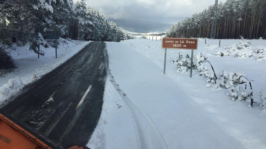Carretera con nieve