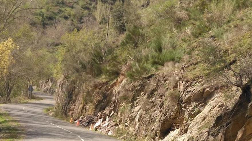 Desprendimientos en carreteras de La Rioja