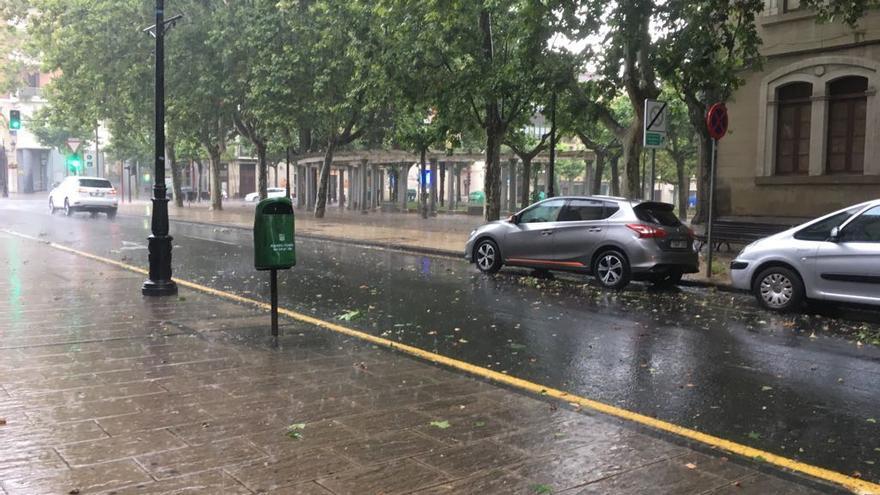tormenta en Logroño
