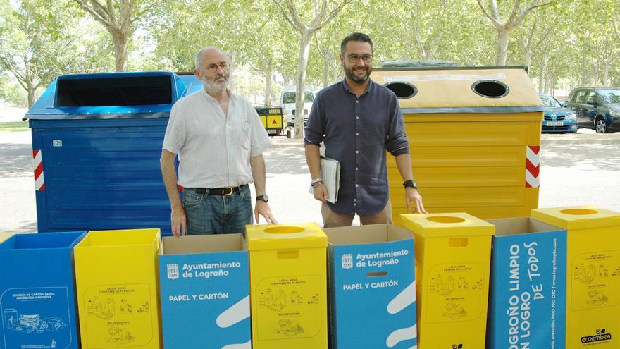 Contenedores de reciclaje en Las Norias