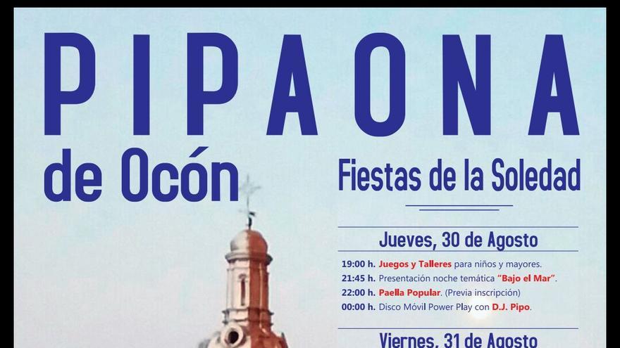 Programa de fiestas Pipaona de Ocón