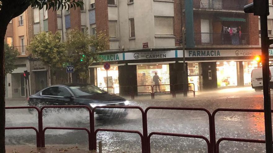 tormenta en Logroño