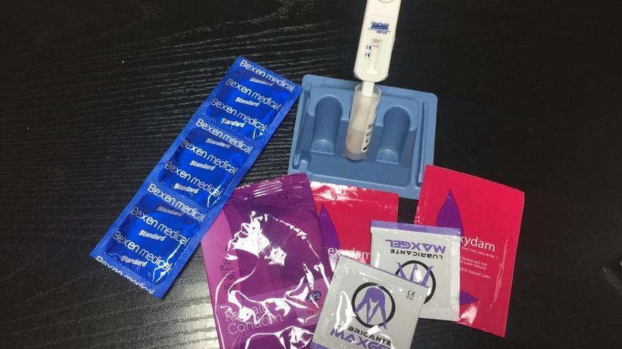 Preservativos y prueba VIH