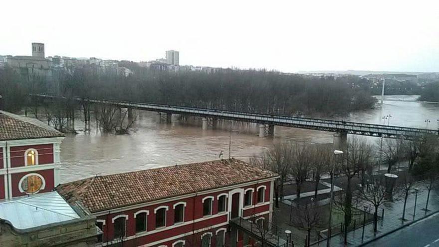 Crecida del Ebro, enero 2019