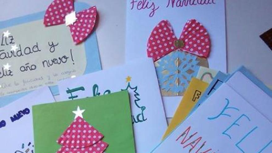 tarjetas de navidad para los presos de Logroño