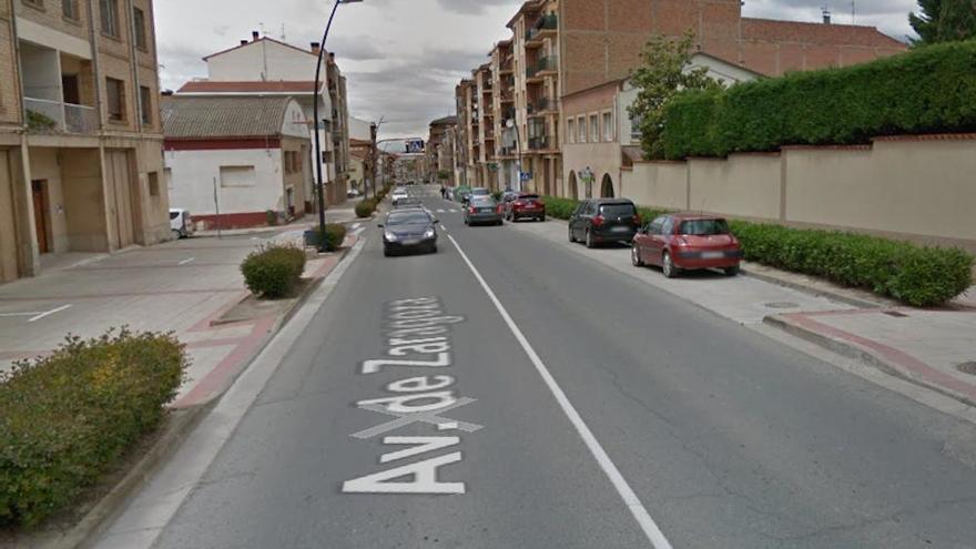 avenida de Zaragoza en Alfaro