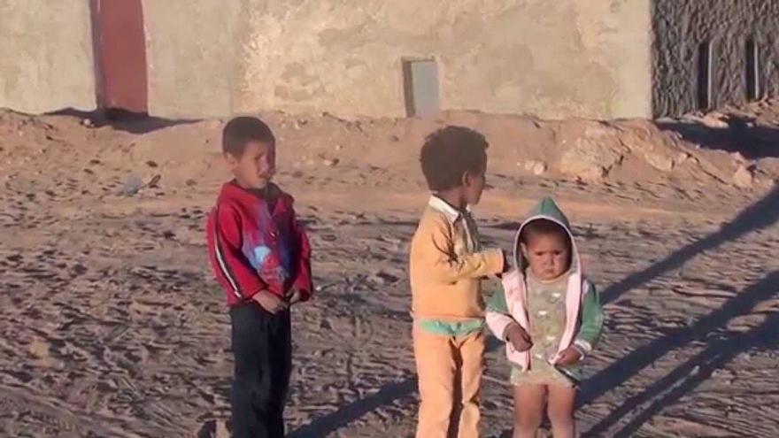 Niños saharaui en los campamentos de Tinduf