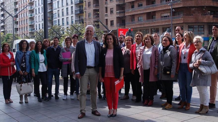 PSOE Hermoso de Mendoza y Concha Andreu