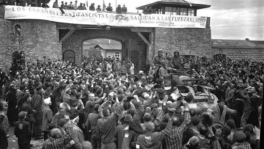 liberados del campo de Mauthausen