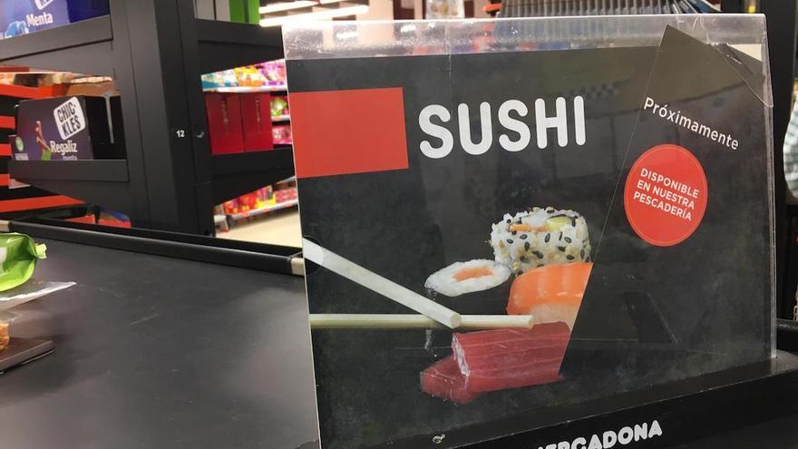 sushi en el Mercadona