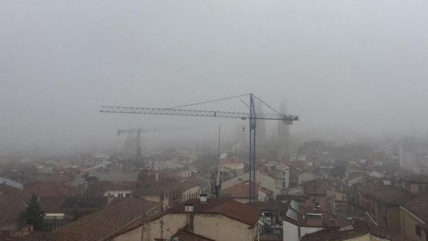 niebla en Logroño