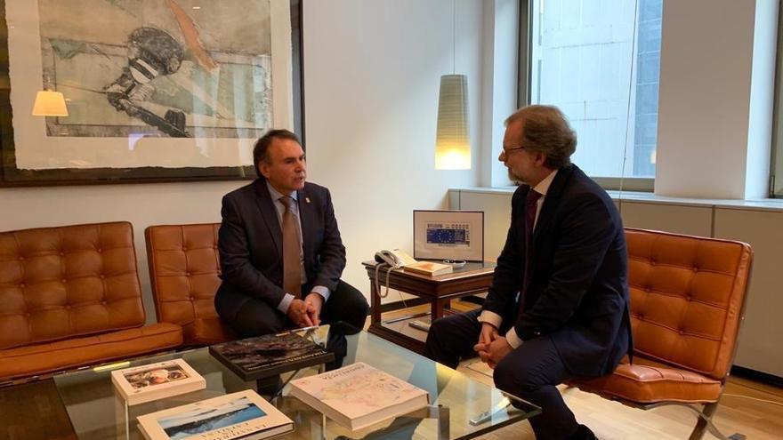 reunión Castresana con el embajador adjunto de la Representación de España ante la UE
