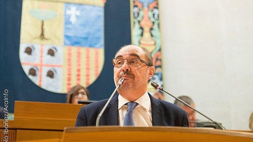 Javier Lambán, Aragón