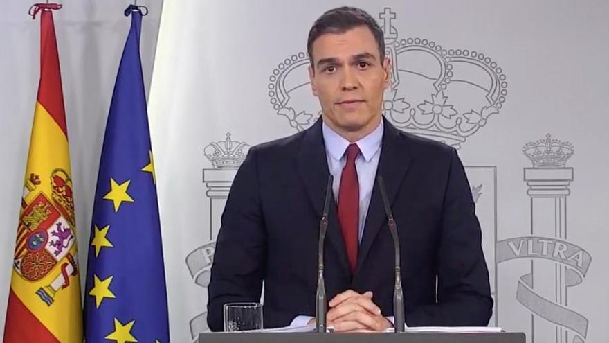 Pedro Sánchez anuncia el estado de alarma