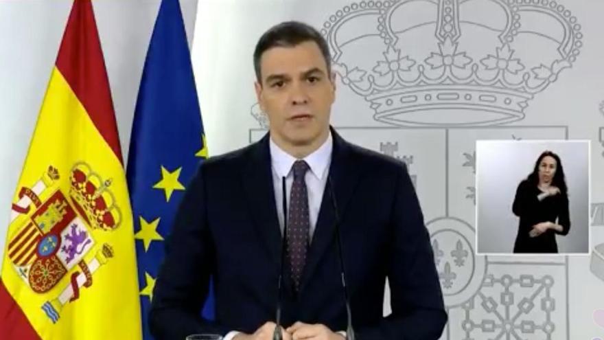 Pedro Sánchez anuncia nueva próroga del estado de alarma