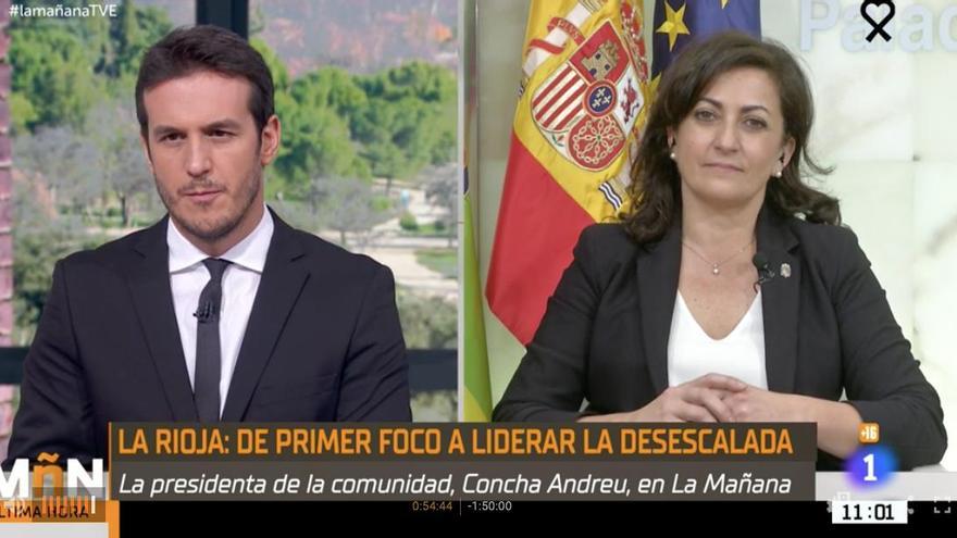 Concha Andreu en Las Mañanas de TVE