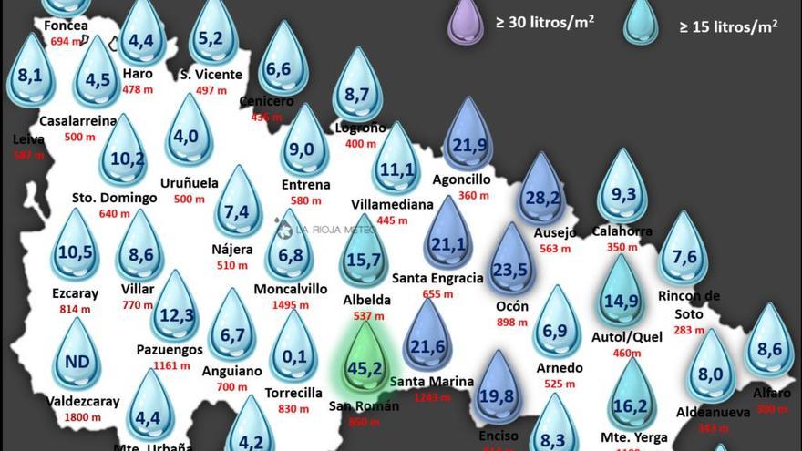 lluvias La Rioja Meteo