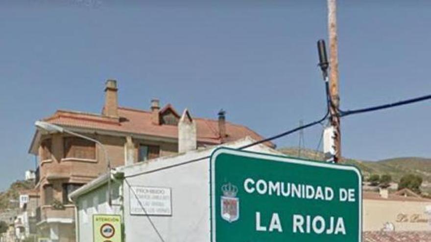 Cartel límite La Rioja