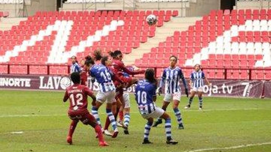 El EDF Logroño empató 1-1 contra el Sporting Huelva