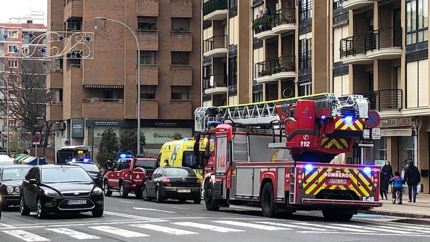 intervención policía y bomberos en Vara de Rey