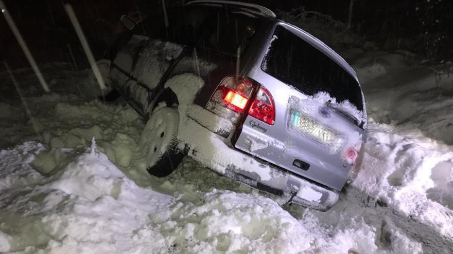 Guardia Civil, accidente, nieve, Valverde