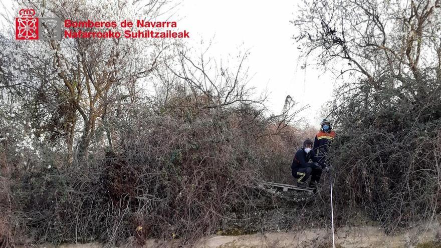 Canal de Lodosa, Bomberos de Navarra, Alfaro, Accidente