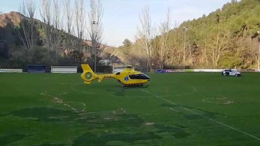 La Salera, helicóptero, Nájera