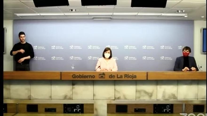 Sara Alba, Pello Latasa, rueda de prensa