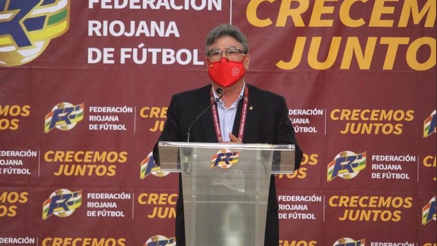 jacinto alonso reelegido presidente de la Federación Riojana de Fútbol
