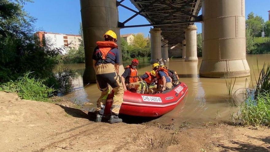 Bomberos de Logroño, rescate, maniobras