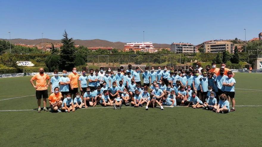 día de la integración en el campus de la Escuela de Fútbol de Arnedo