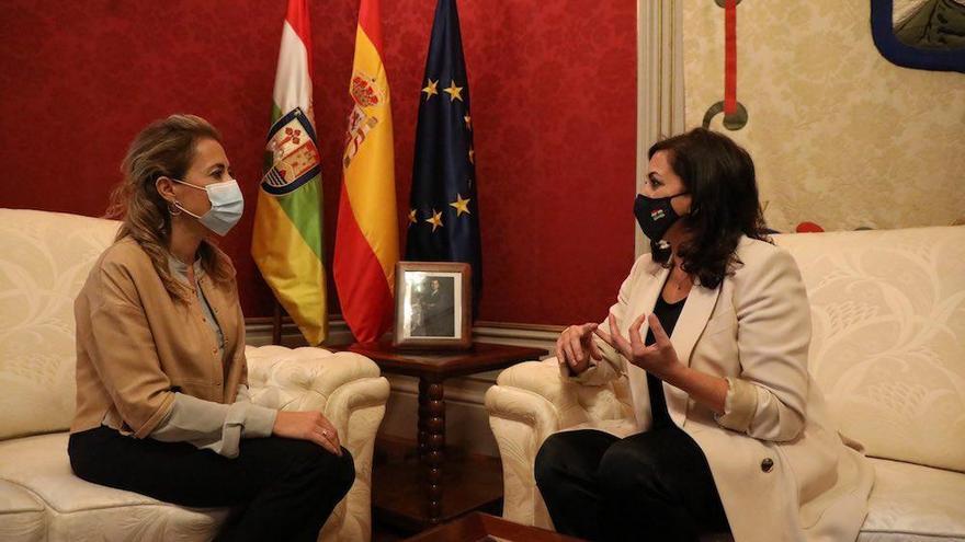 encuentro con Concha Andreu y la ministra Raquel Sánchez