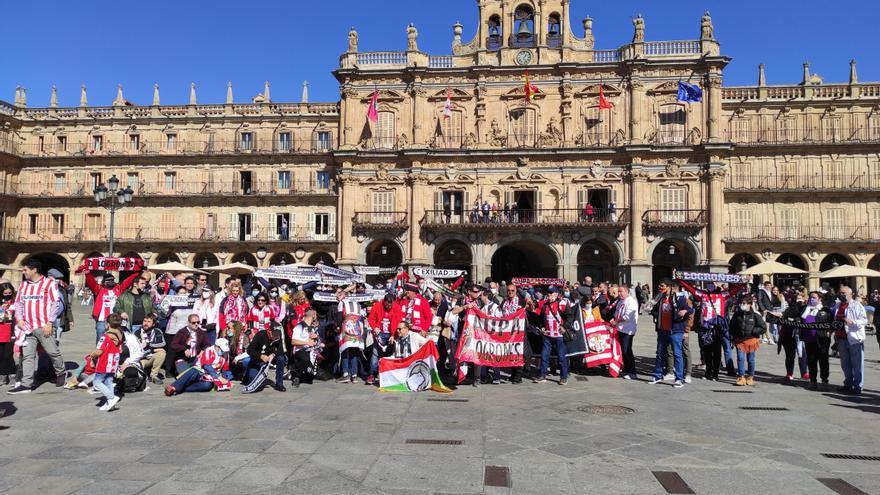 Aficiones de Unionistas y SD Logroñés en Salamanca