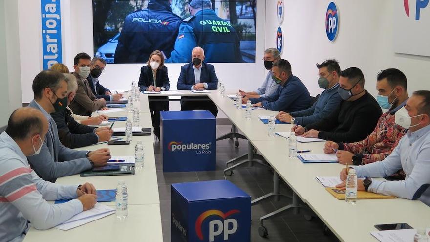 reunión PP policía y Guardia civil