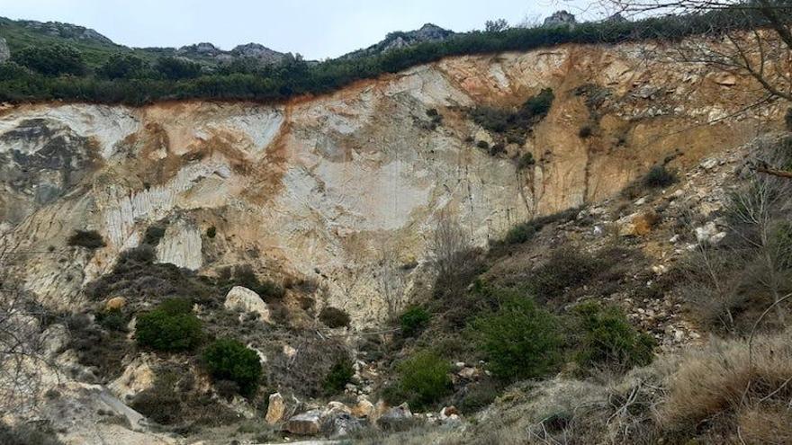 explotación minera entre Foncea y Cellorigo