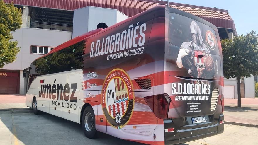 Autobús de la SD Logroñés
