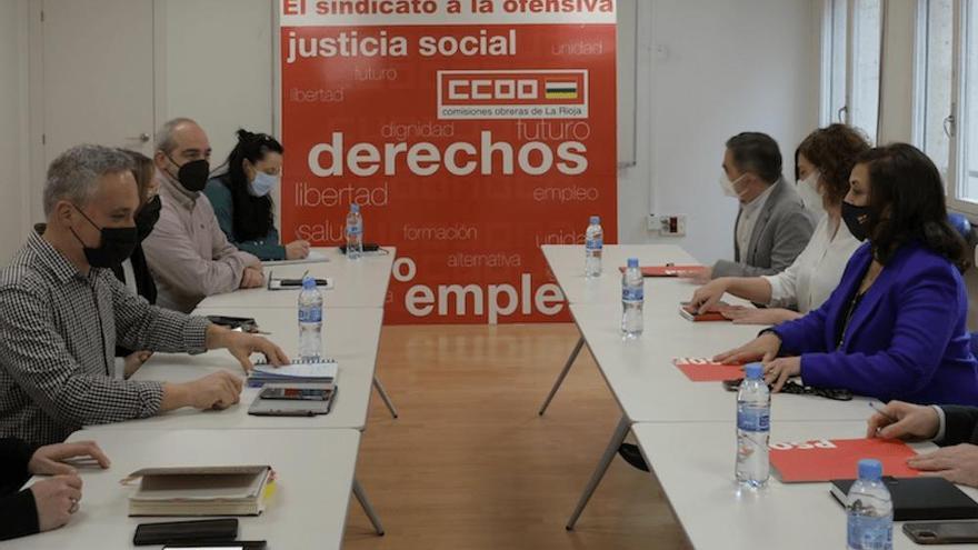 CCOO, PSOE, reunión