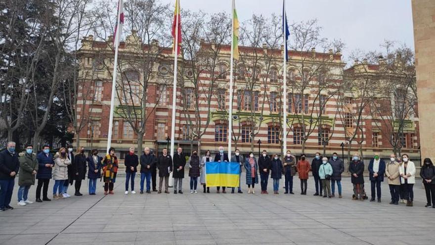 concentración en Logroño en apoyo a Ucrania