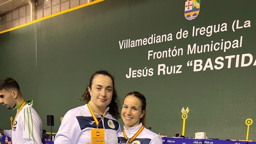 Berta Montaner y Laura Moreno (Campeonato de España de Karate y Para-karate de Villamediana)