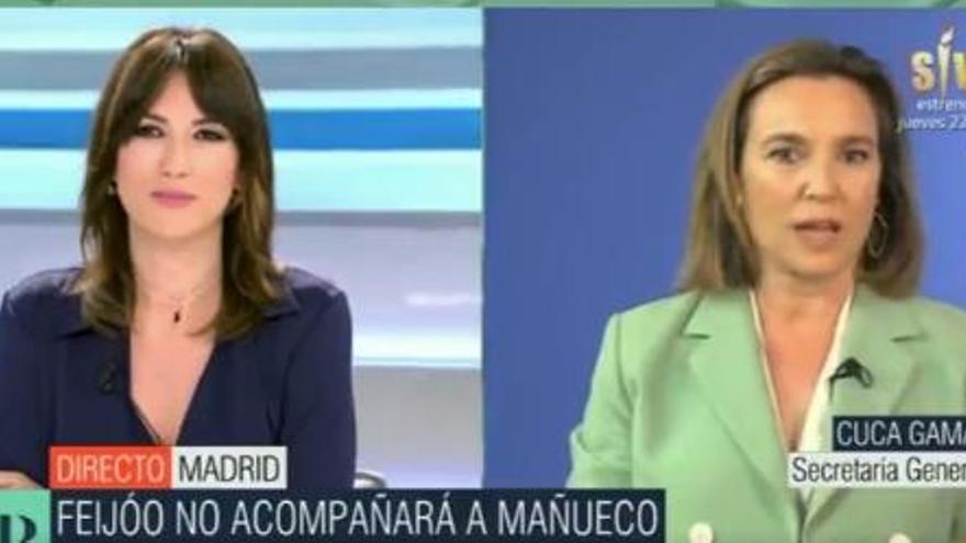 Cuca Gamarra en Telecinco