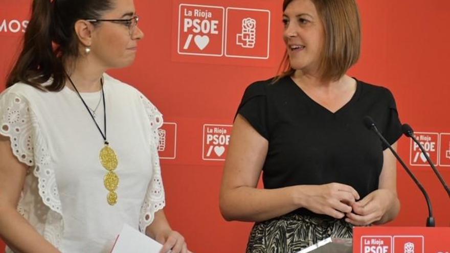 Elisa Garrido y María Marrodán, PSOE de La Rioja