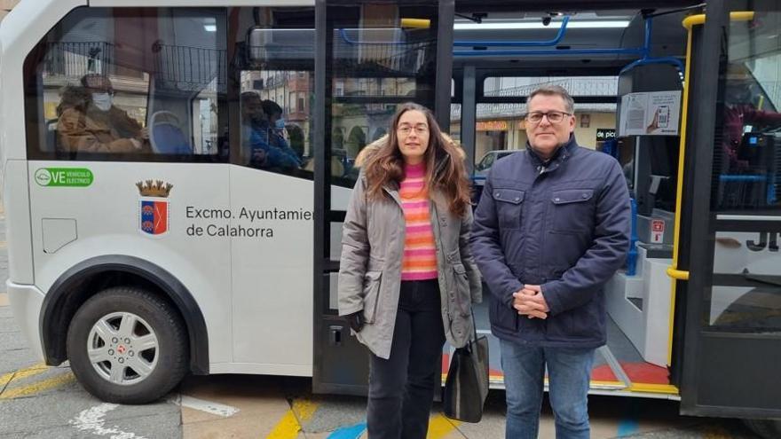 Presentación de los autobuses eléctricos en Calahorra