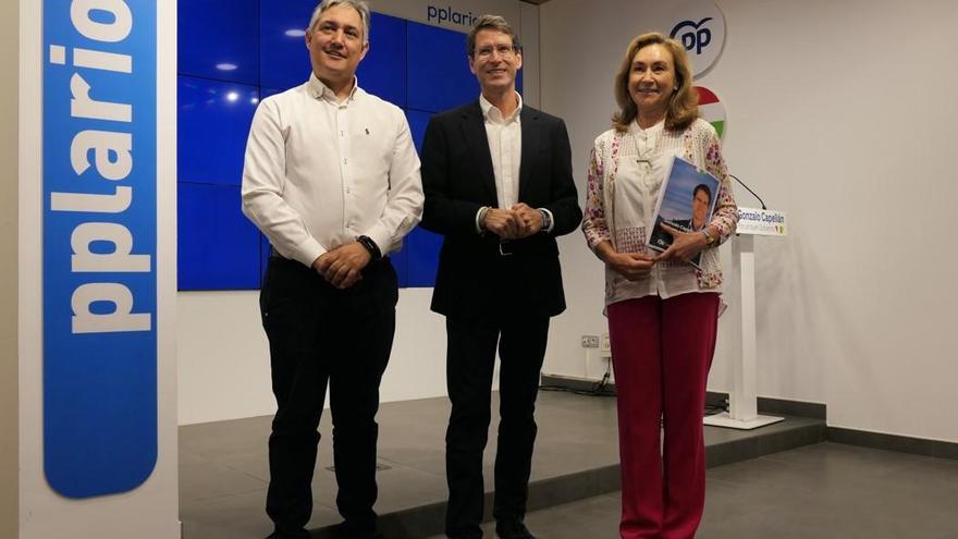 José Luis Pérez Pastor, Gonzalo Capellán y María Martín