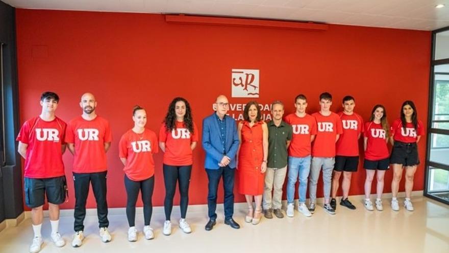 Recibimiento a los mejores deportistas de la UR 2022-23: foto de la Universidad de La Rioja